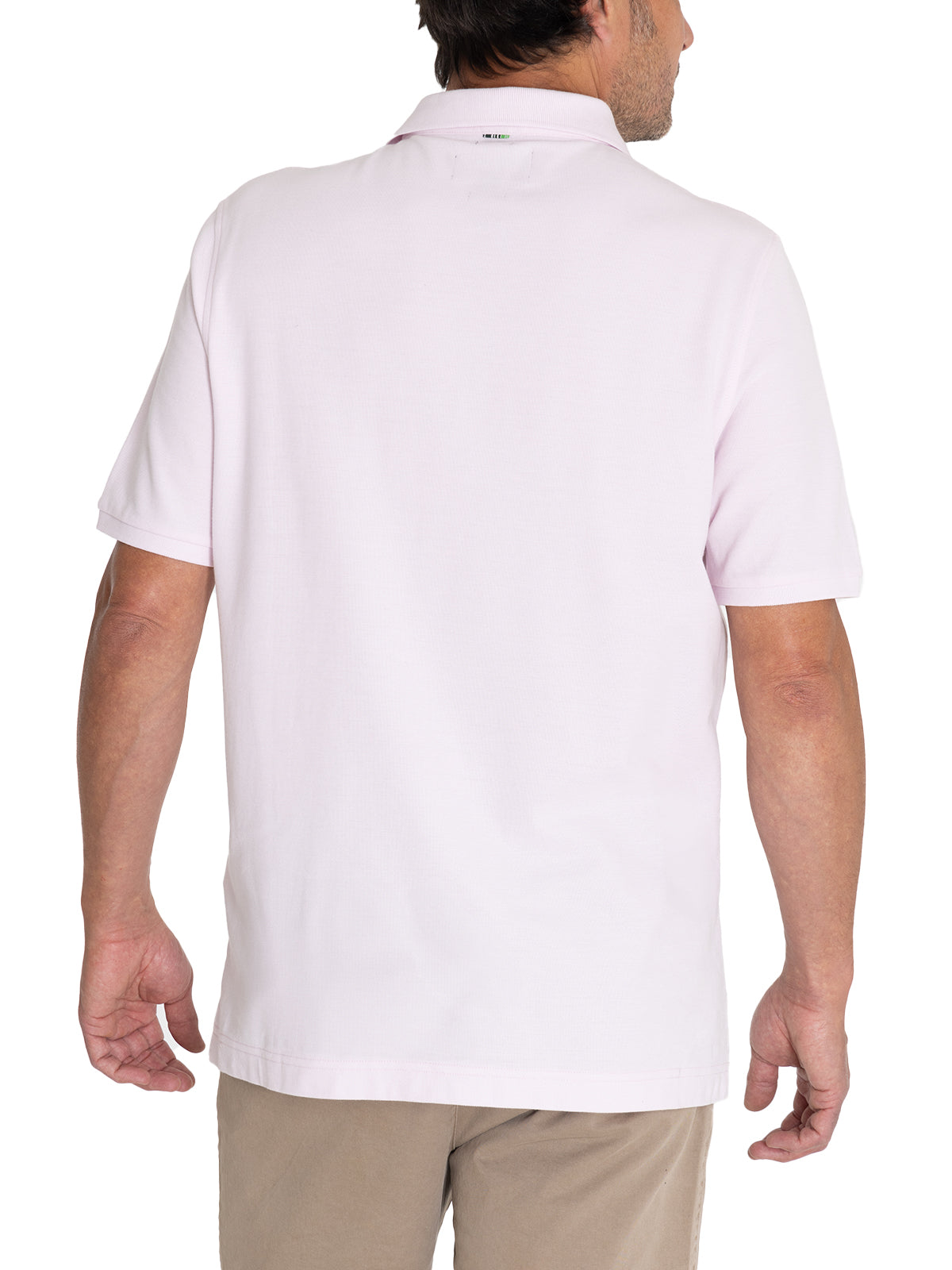 Polera Algodón Pima Hombre Newmitchel Rosado Rockford