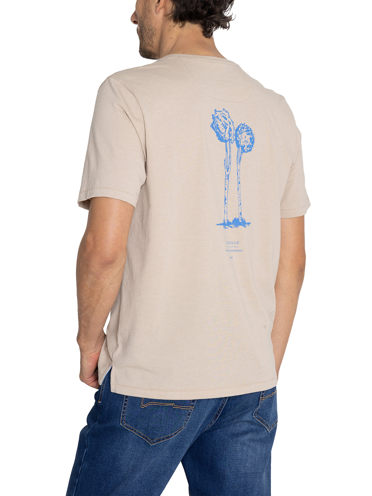 Polera Fibras Recicladas Hombre Native Gris Rockford