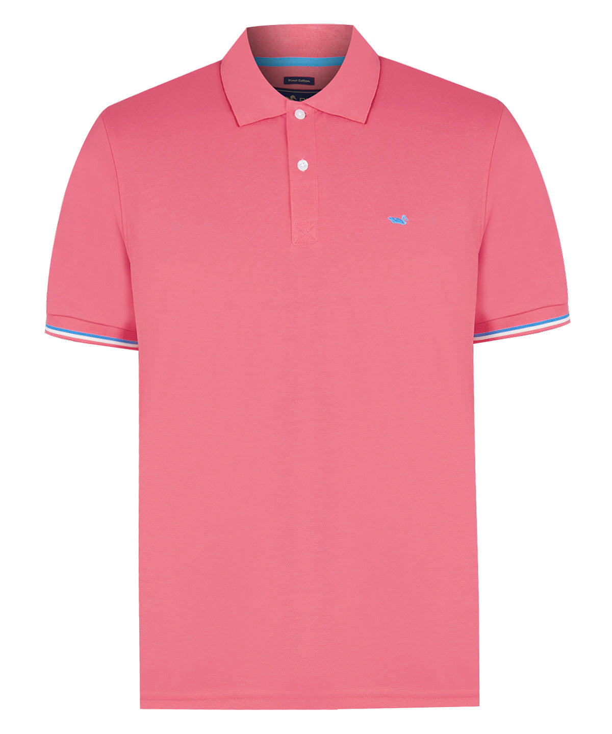 Polera Algodón Pima Hombre Mitchell Rosado Rockford