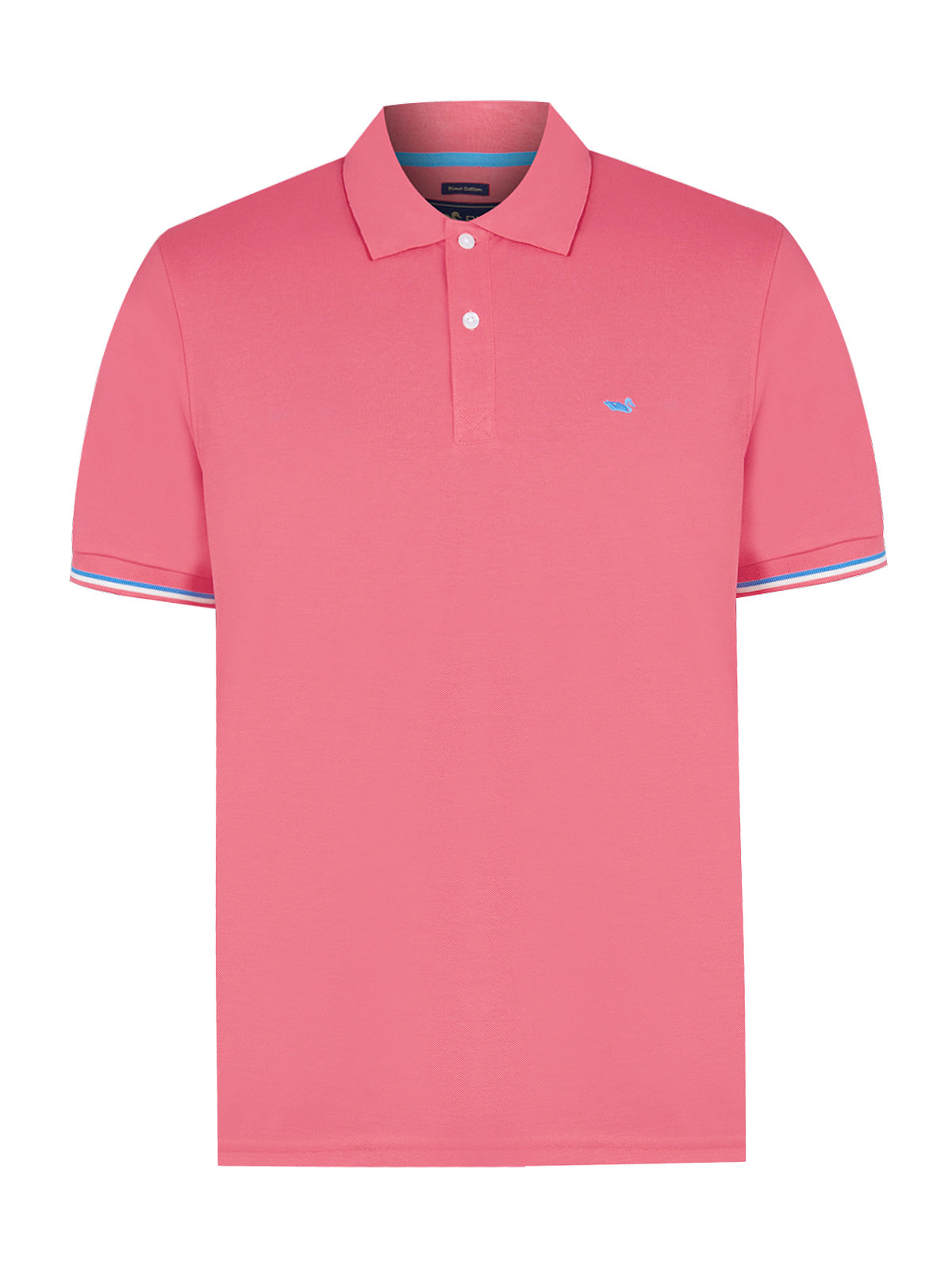 Polera Algodón Pima Hombre Mitchell Rosado Rockford