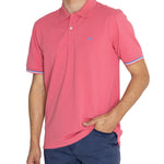 Polera Algodón Pima Hombre Mitchell Rosado Rockford