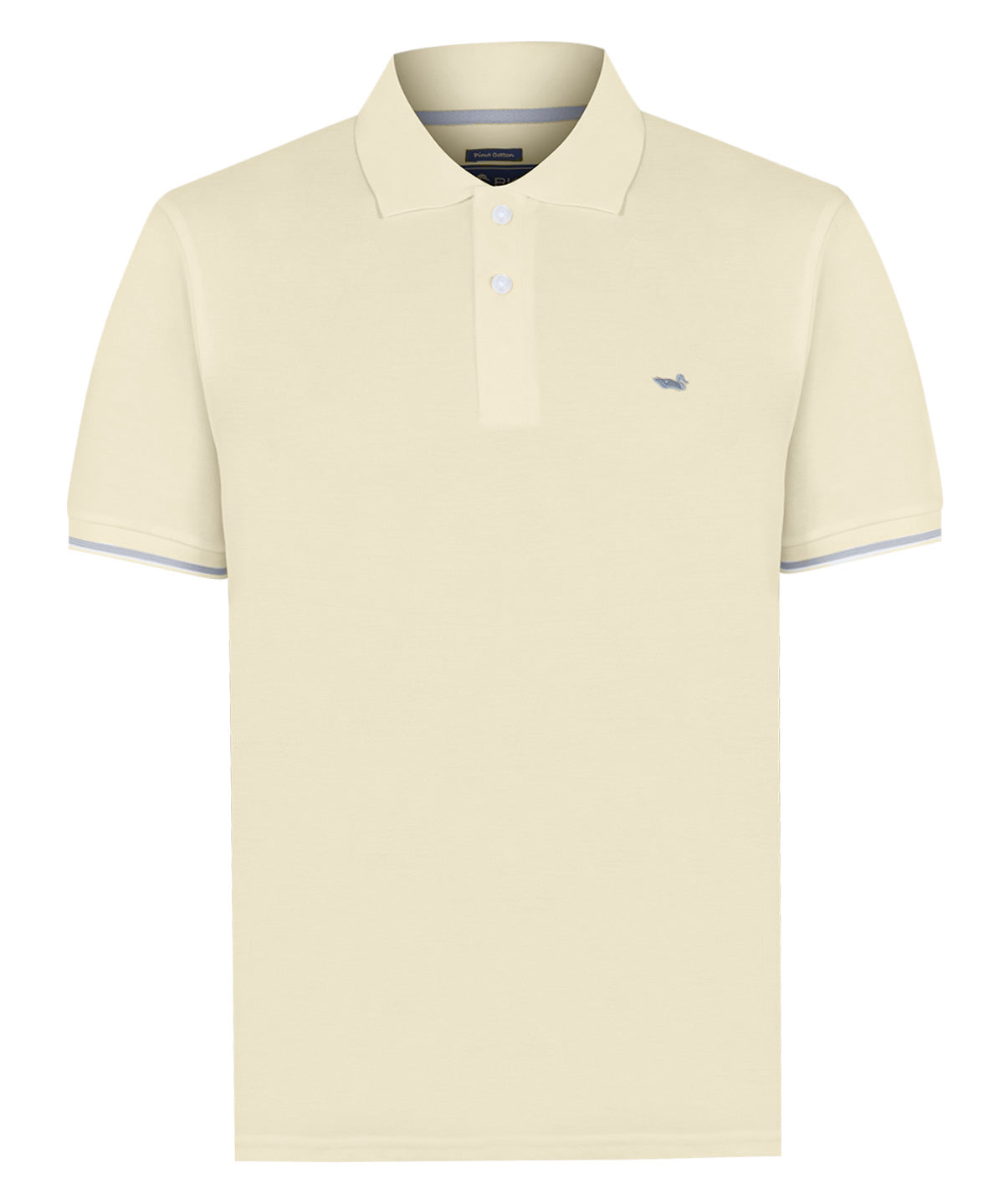 Polera Algodón Pima Hombre Mitchell Amarillo Rockford