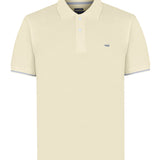 Polera Algodón Pima Hombre Mitchell Amarillo Rockford