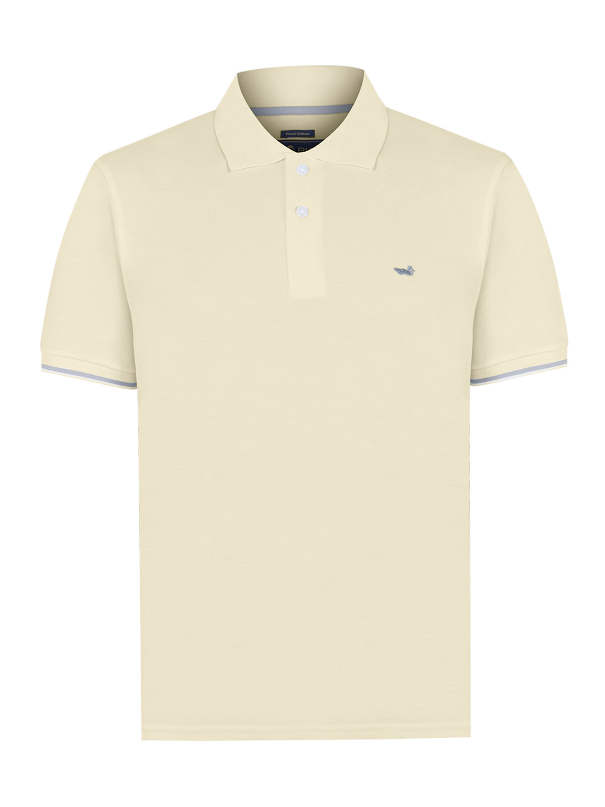 Polera Algodón Pima Hombre Mitchell Amarillo Rockford