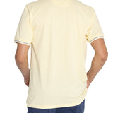 Polera Algodón Pima Hombre Mitchell Amarillo Rockford