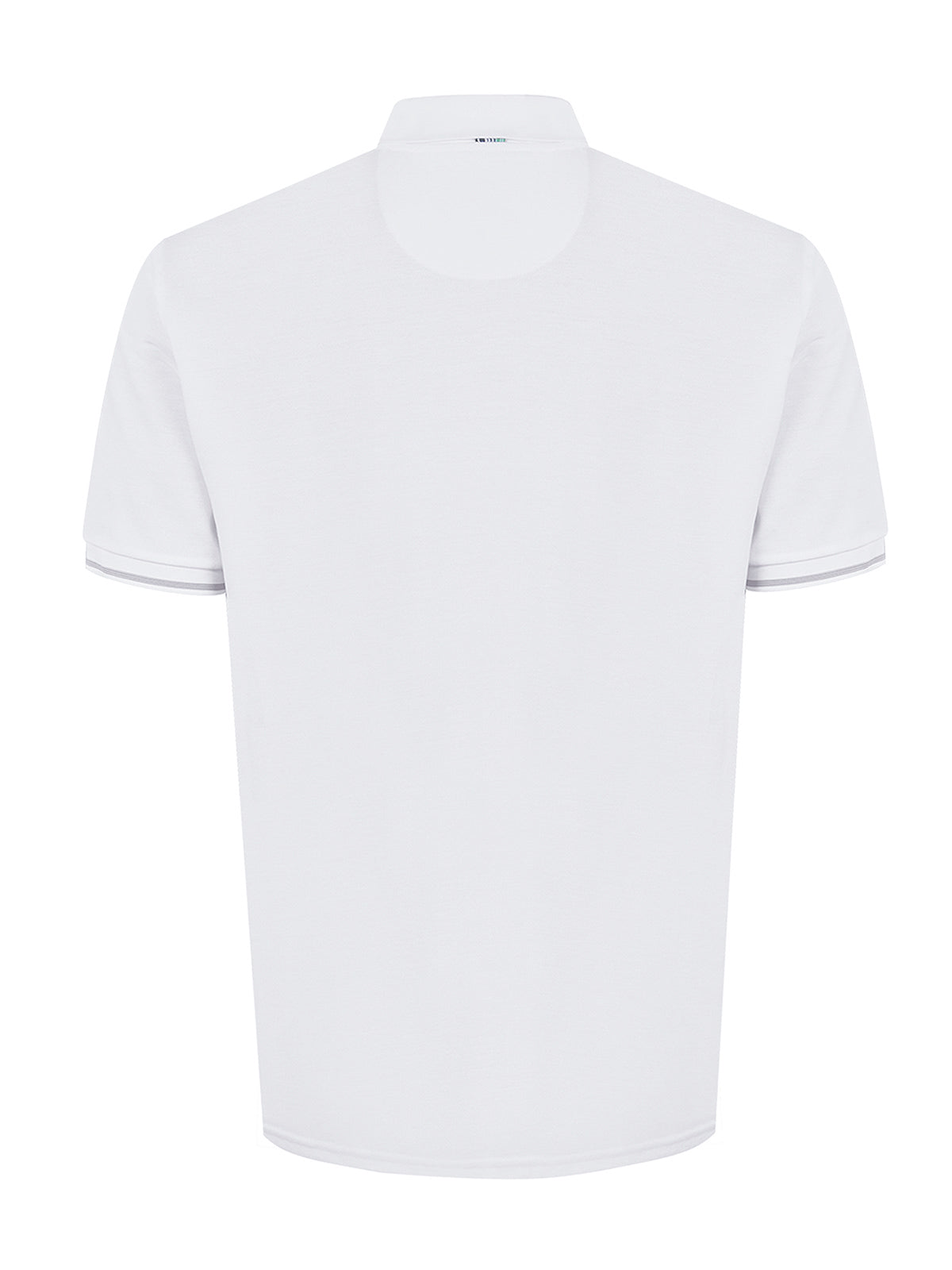 Polera Algodón Pima Hombre Mitchell Blanco Rockford