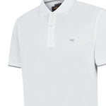 Polera Algodón Pima Hombre Mitchell Blanco Rockford