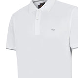 Polera Algodón Pima Hombre Mitchell Blanco Rockford