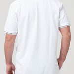 Polera Algodón Pima Hombre Mitchell Blanco Rockford