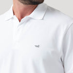 Polera Algodón Pima Hombre Mitchell Blanco Rockford