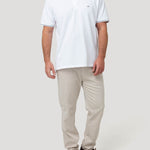 Polera Algodón Pima Hombre Mitchell Blanco Rockford