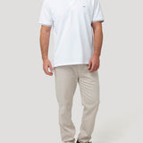 Polera Algodón Pima Hombre Mitchell Blanco Rockford