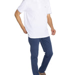 Polera Algodón Pima Hombre Mitchell Blanco Rockford