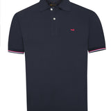 Polera Algodón Pima Hombre Mitchell Azul Rockford