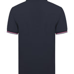 Polera Algodón Pima Hombre Mitchell Azul Rockford