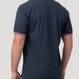 Polera Algodón Pima Hombre Mitchell Azul Rockford