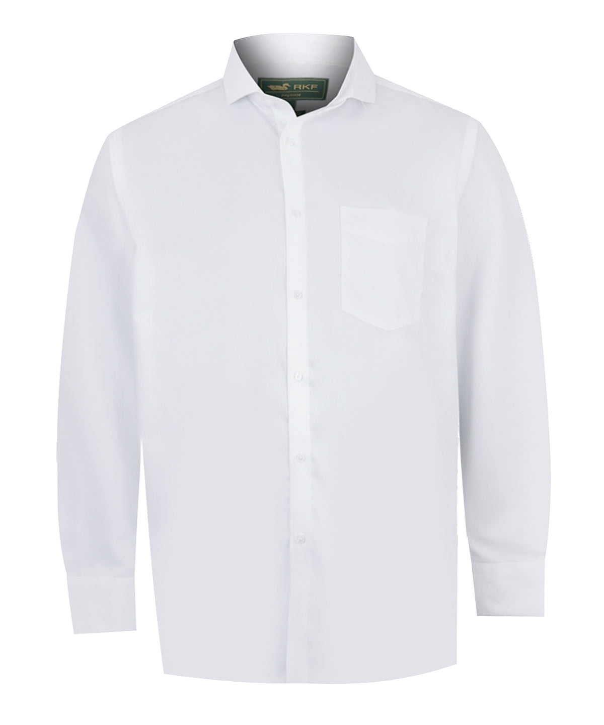 Camisa Cuello Italiano Hombre E.Lifesolid Blanco Rockford
