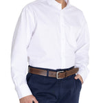 Camisa Cuello Italiano Hombre E.Lifesolid Blanco Rockford