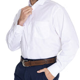 Camisa Cuello Italiano Hombre E.Lifesolid Blanco Rockford