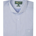 Camisa Cuello Italiano Hombre E.Lifesolid Celeste Rockford