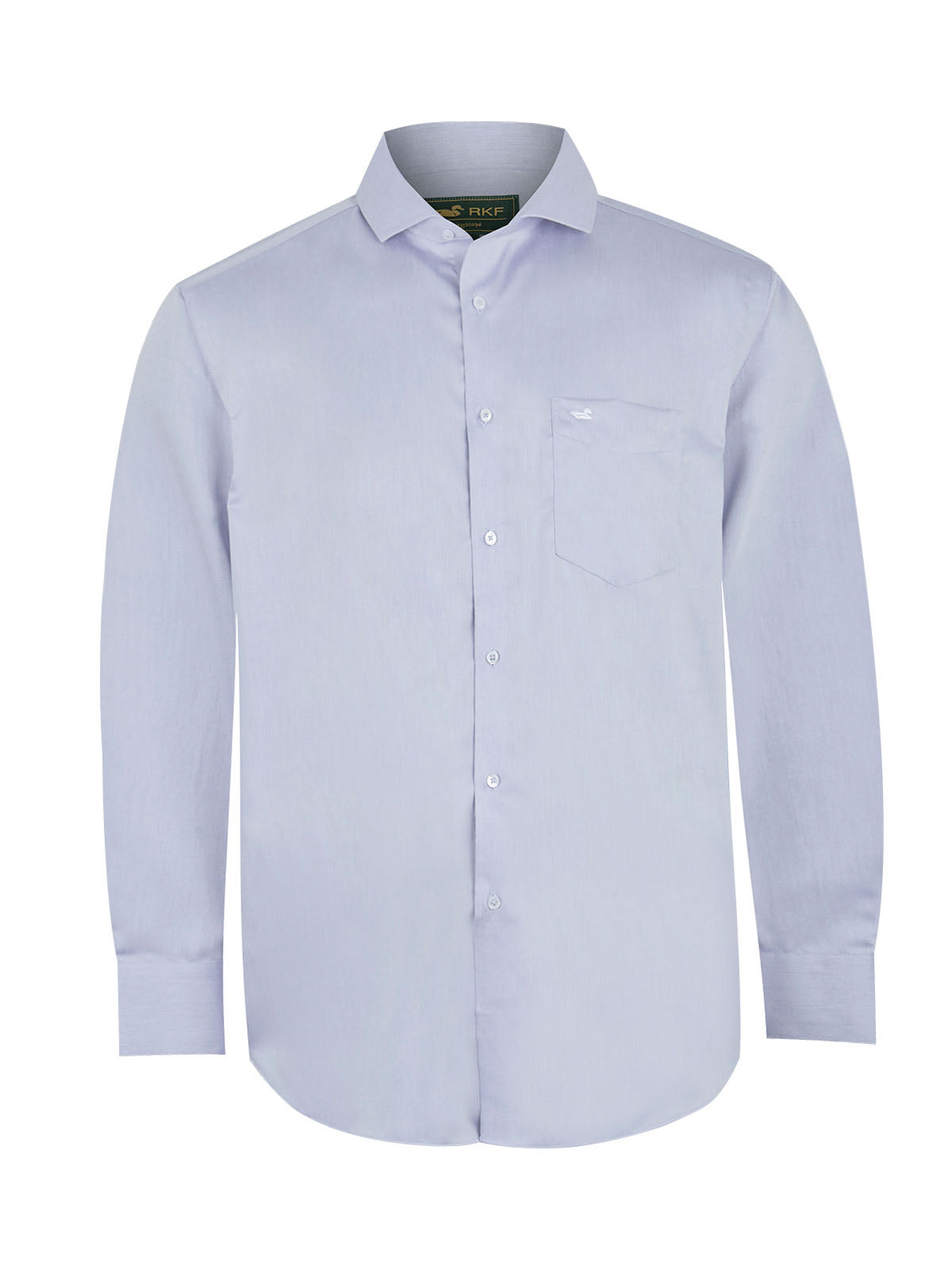 Camisa Cuello Italiano Hombre E.Lifesolid Celeste Rockford