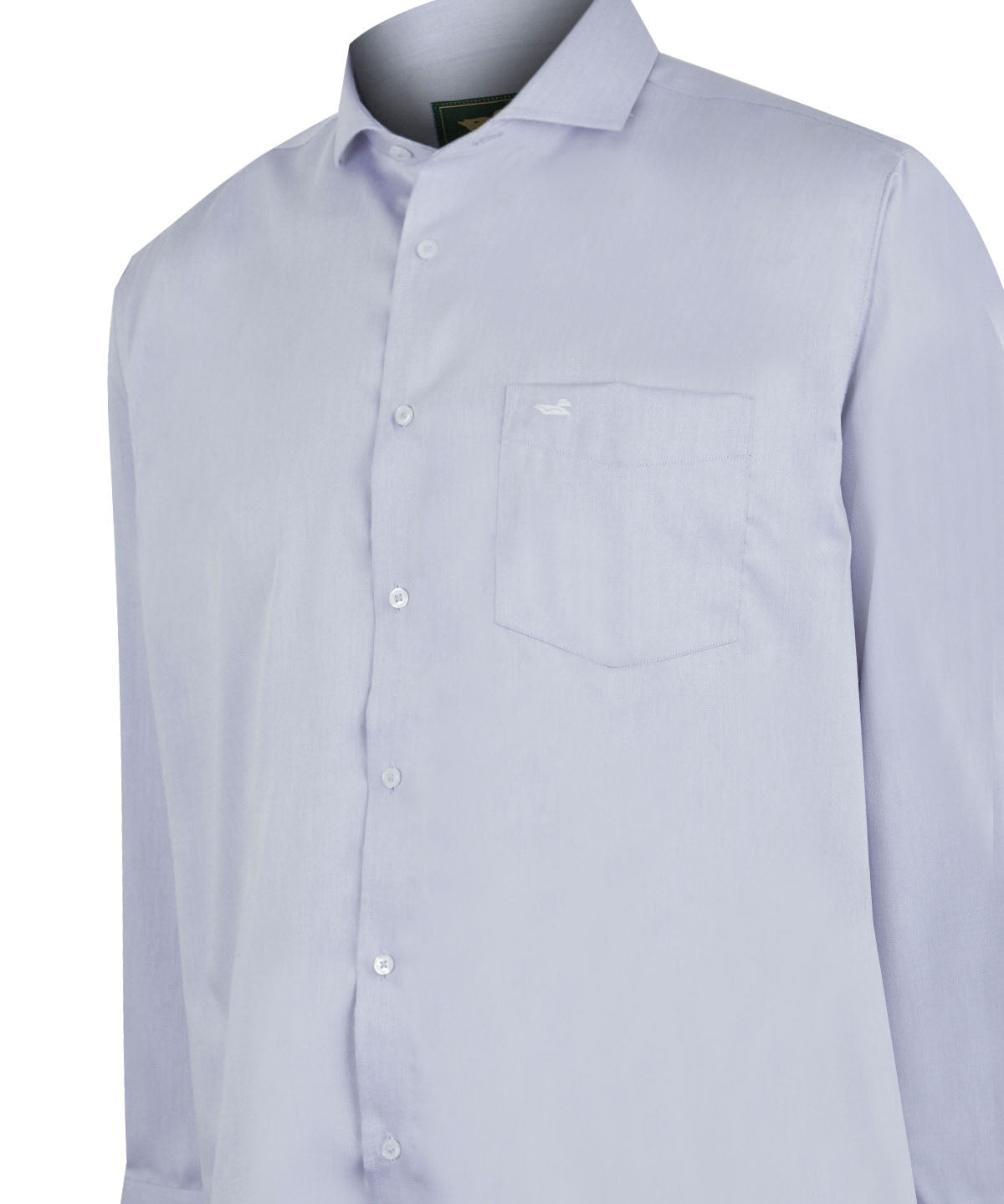 Camisa Cuello Italiano Hombre E.Lifesolid Celeste Rockford