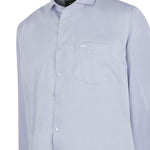 Camisa Cuello Italiano Hombre E.Lifesolid Celeste Rockford