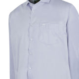 Camisa Cuello Italiano Hombre E.Lifesolid Celeste Rockford
