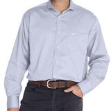 Camisa Cuello Italiano Hombre E.Lifesolid Celeste Rockford