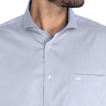 Camisa Cuello Italiano Hombre E.Lifesolid Celeste Rockford