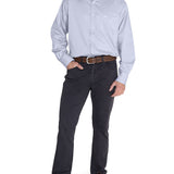 Camisa Cuello Italiano Hombre E.Lifesolid Celeste Rockford