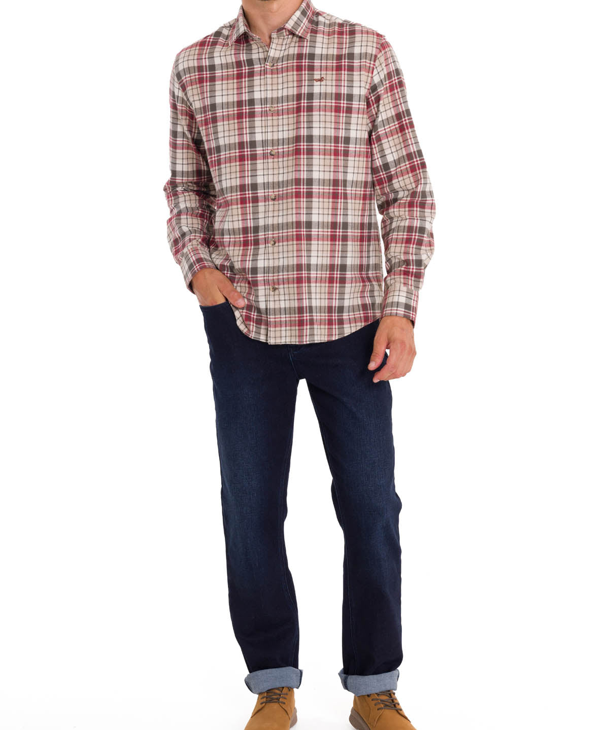 Jeans Algodón Orgánico Hombre Fivecolor Azul Rockford