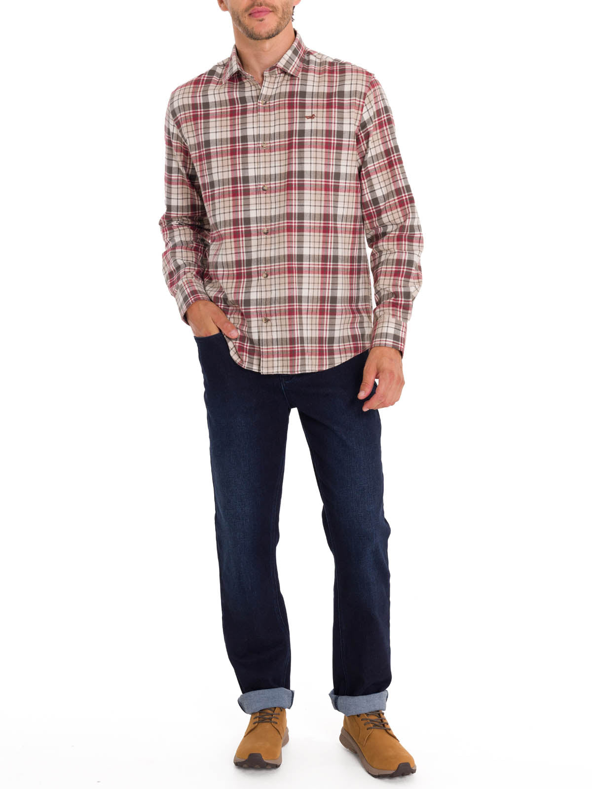 Jeans Algodón Orgánico Hombre Fivecolor Azul Rockford