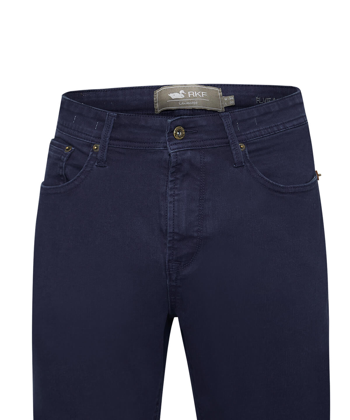 Jeans Algodón Orgánico Hombre Fivecolor Azul Rockford