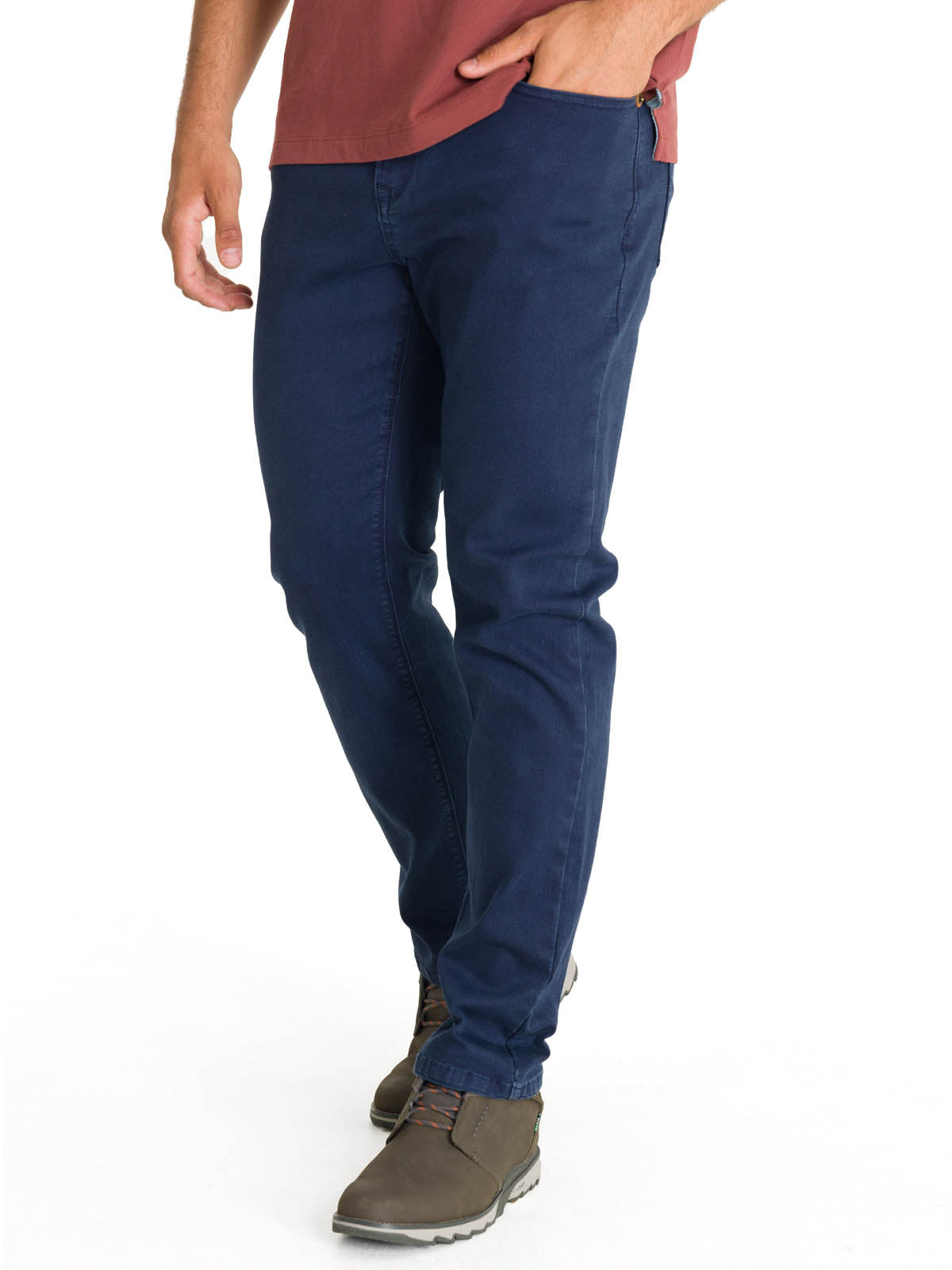 Jeans Algodón Orgánico Hombre Fivecolor Azul Rockford