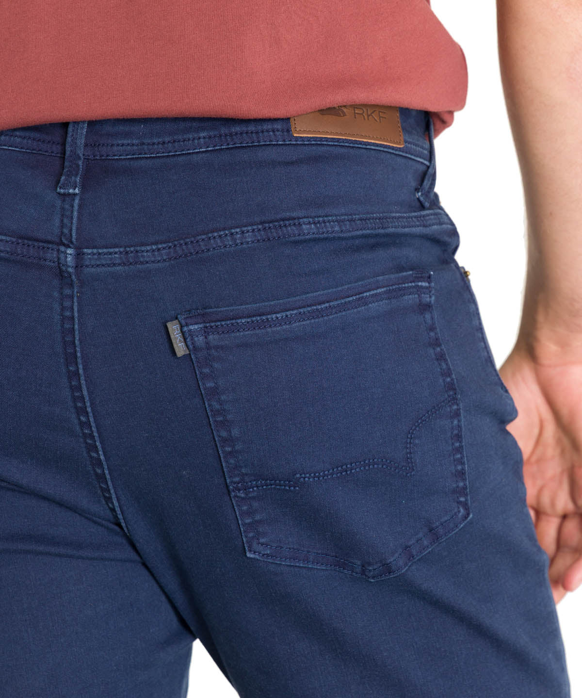 Jeans Algodón Orgánico Hombre Fivecolor Azul Rockford