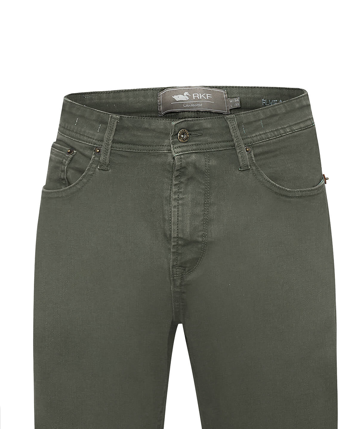 Jeans Algodón Orgánico Hombre Fivecolor Gris Rockford