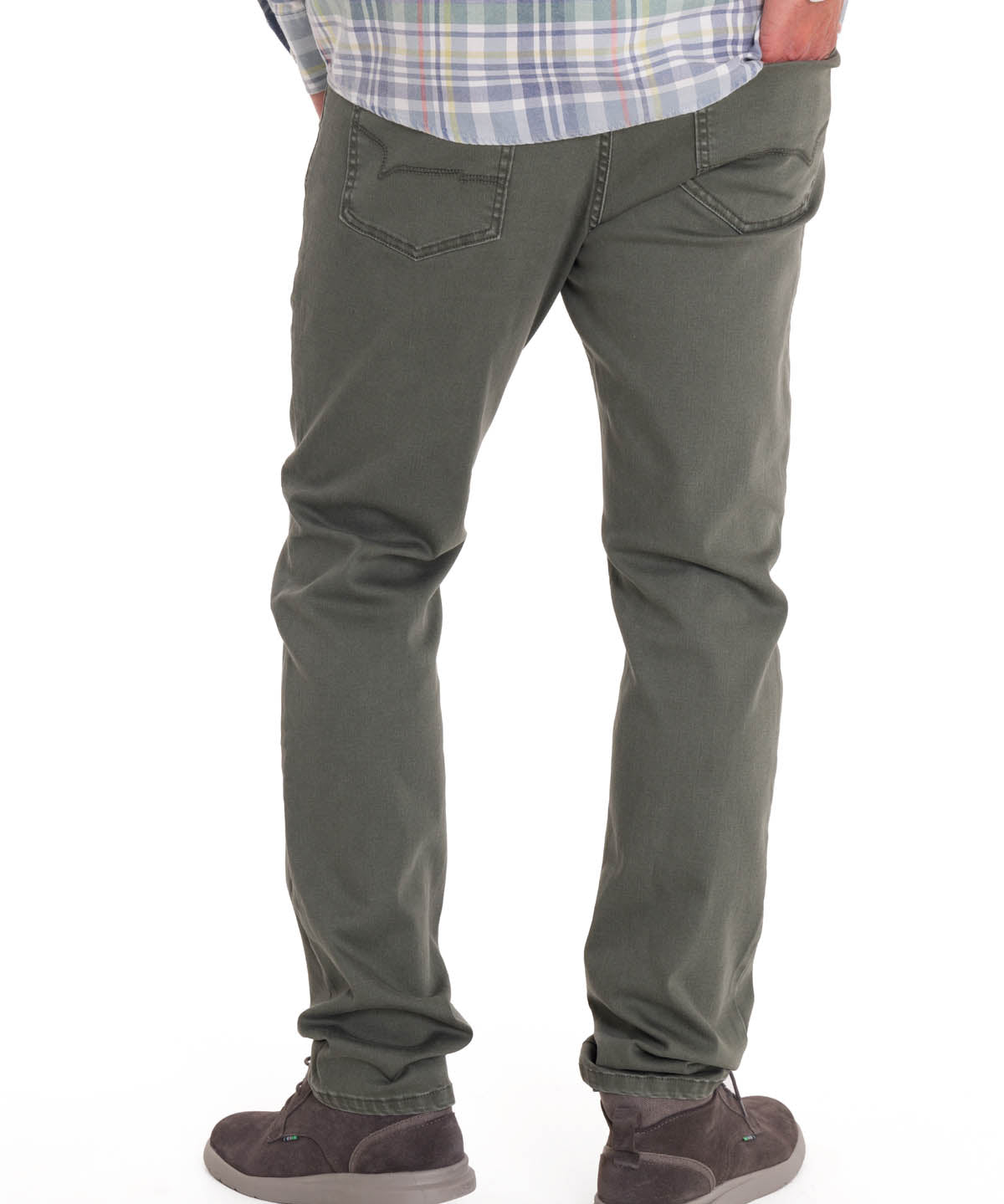 Jeans Algodón Orgánico Hombre Fivecolor Gris Rockford
