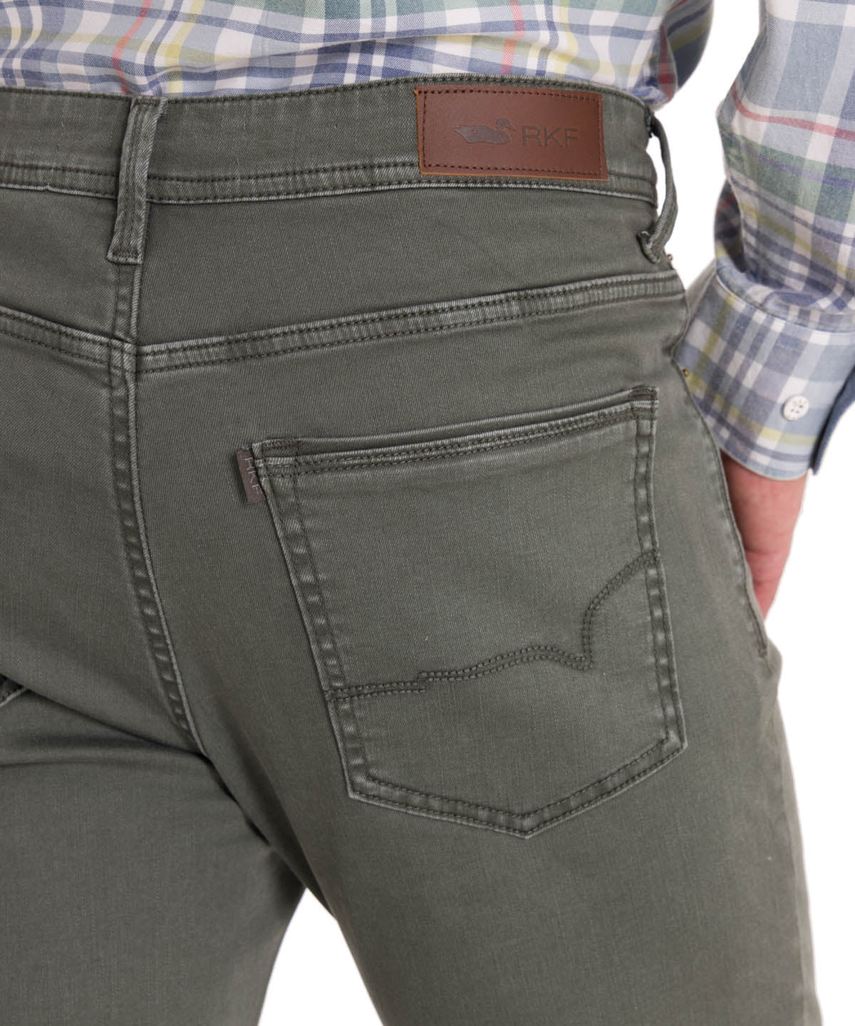 Jeans Algodón Orgánico Hombre Fivecolor Gris Rockford