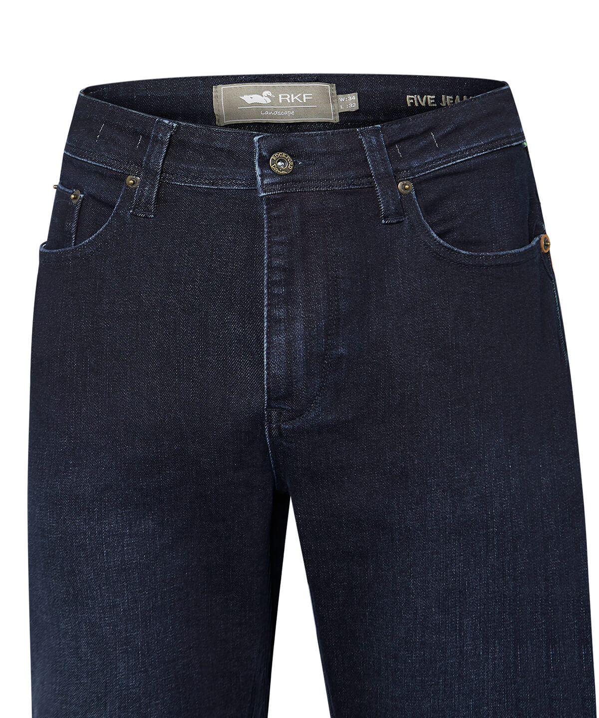 Jeans Algodón Orgánico Hombre Five Azul Rockford