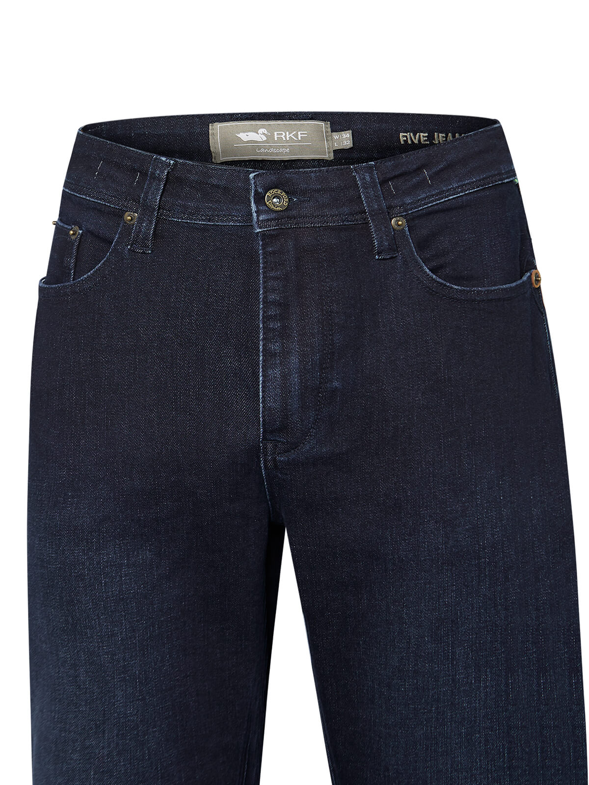 Jeans Algodón Orgánico Hombre Five Azul Rockford