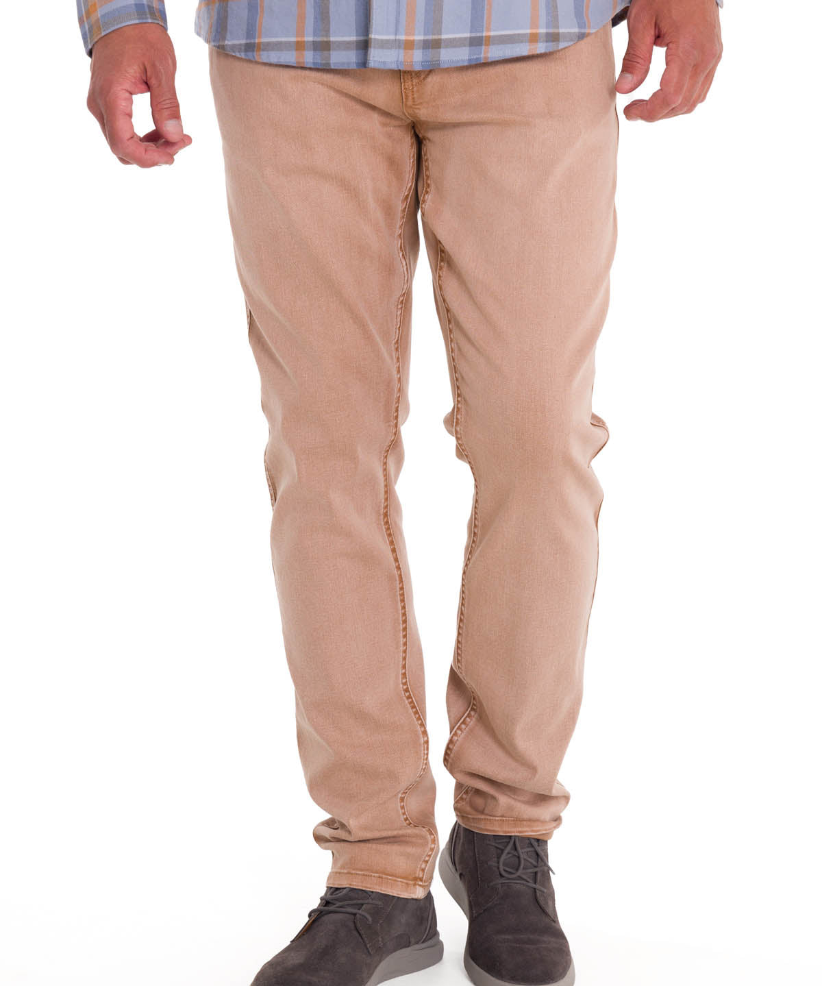 Jeans Algodón Orgánico Hombre Baycolor Café Rockford