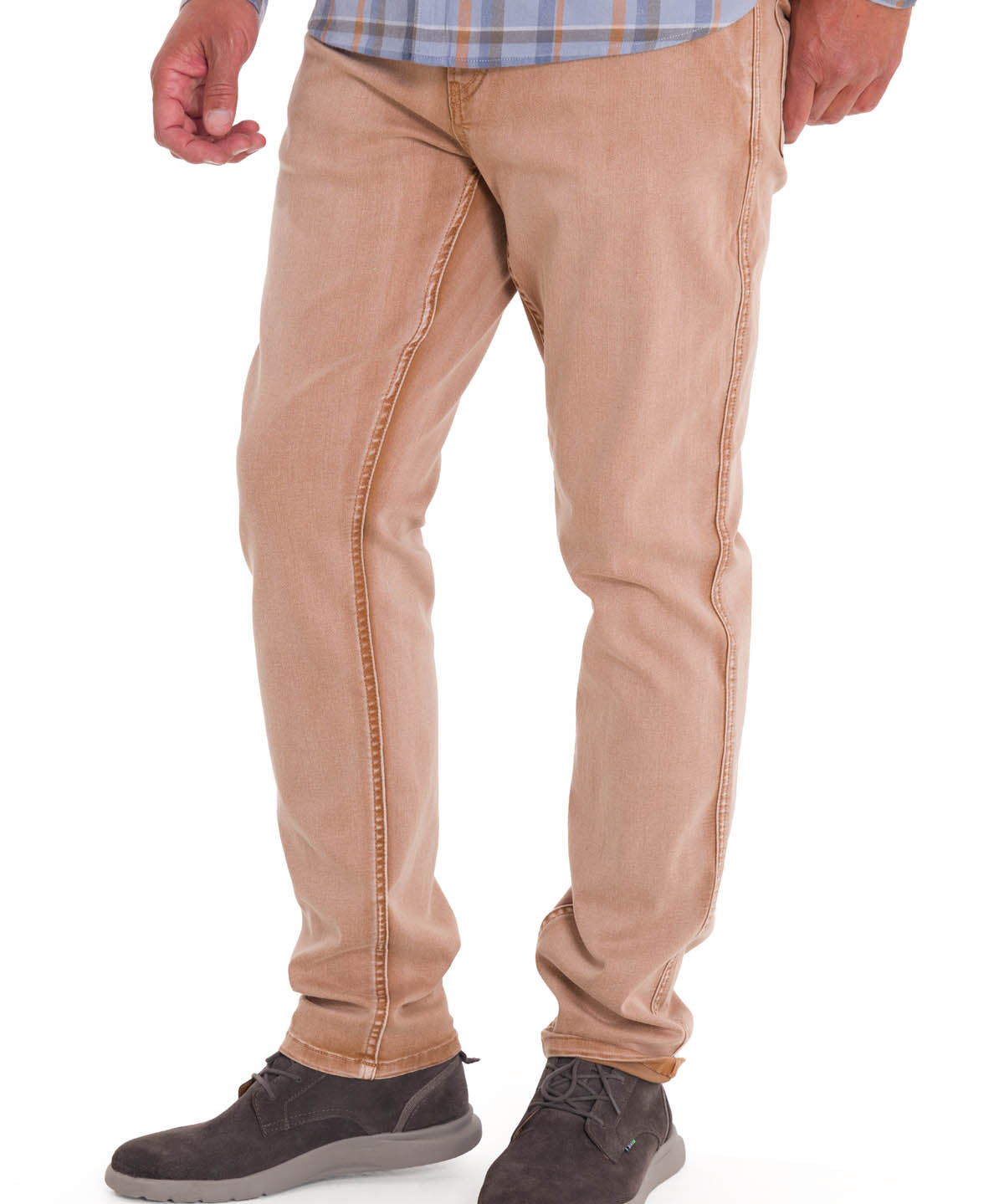 Jeans Algodón Orgánico Hombre Baycolor Café Rockford