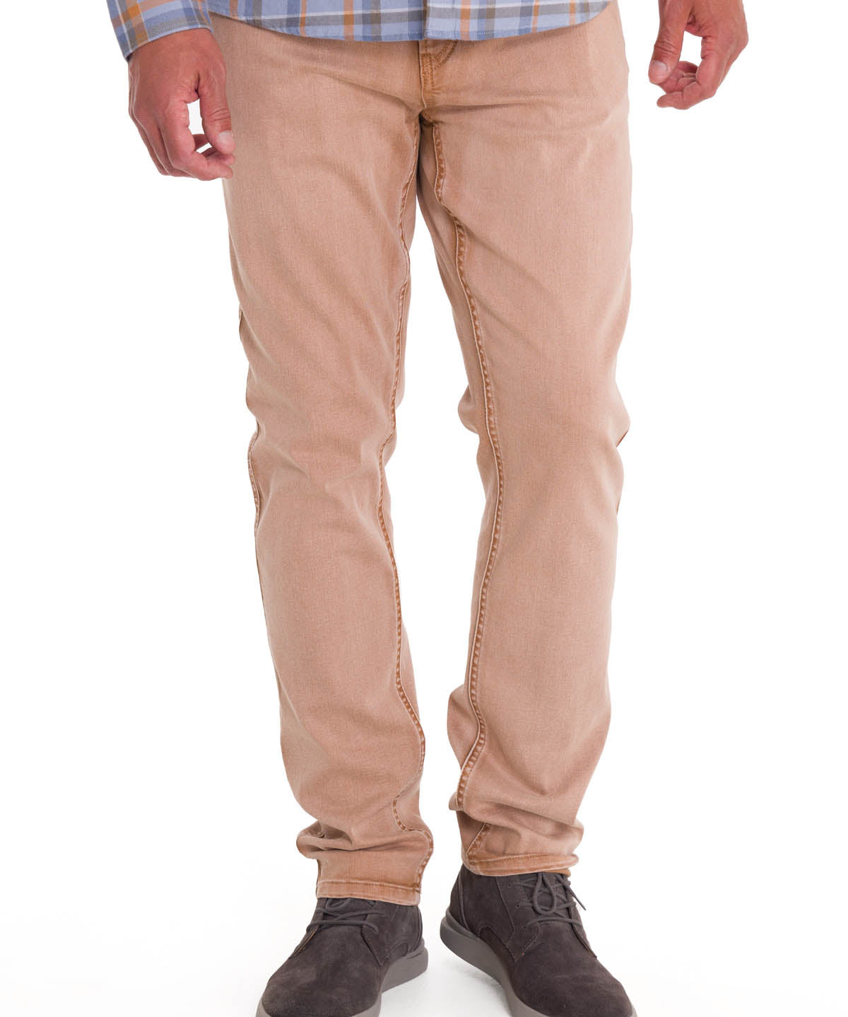 Jeans Algodón Orgánico Hombre Baycolor Café Rockford