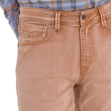 Jeans Algodón Orgánico Hombre Baycolor Café Rockford
