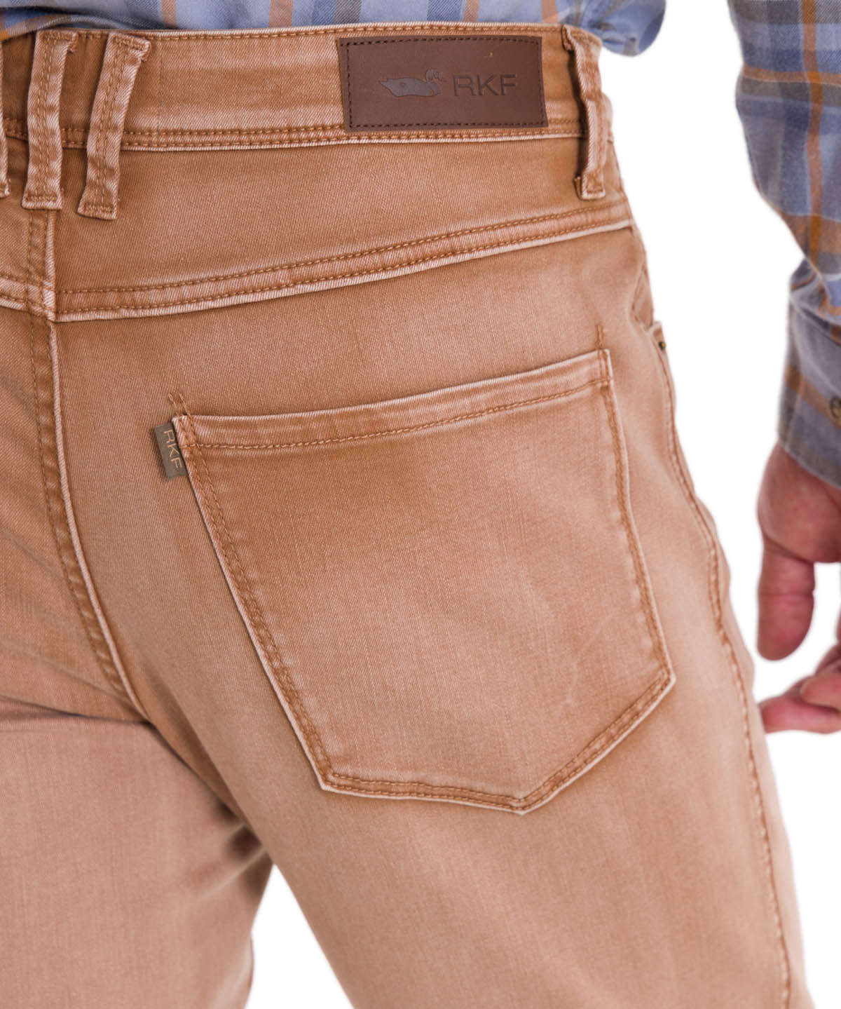 Jeans Algodón Orgánico Hombre Baycolor Café Rockford