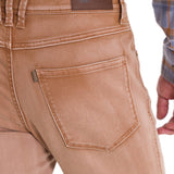 Jeans Algodón Orgánico Hombre Baycolor Café Rockford