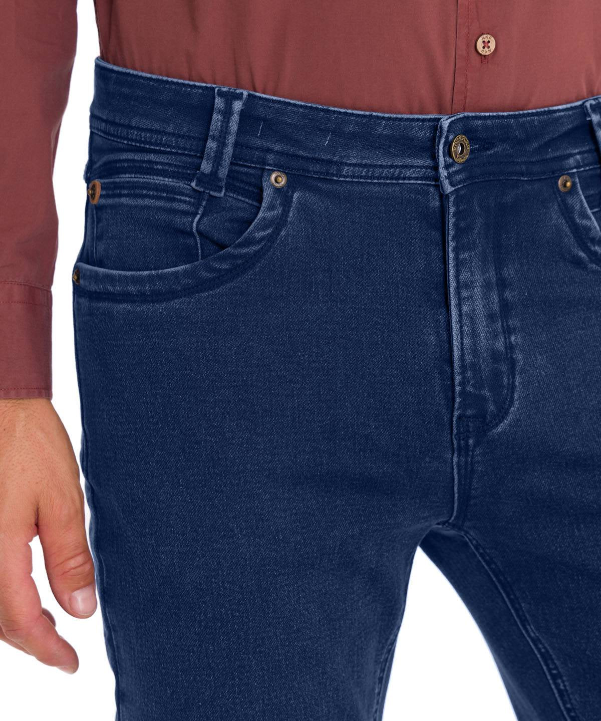 Jeans Algodón Orgánico Hombre Jack Azul Rockford