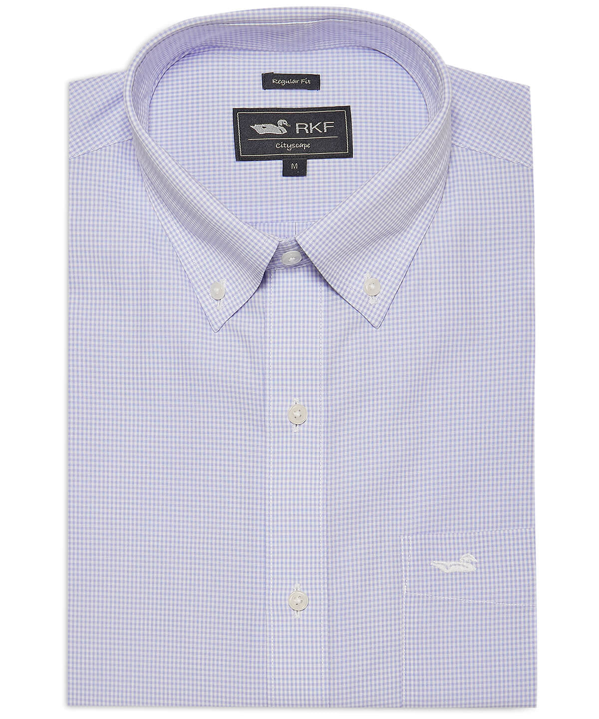 Camisa Cuello Button-Down Hombre WF Lila Rockford