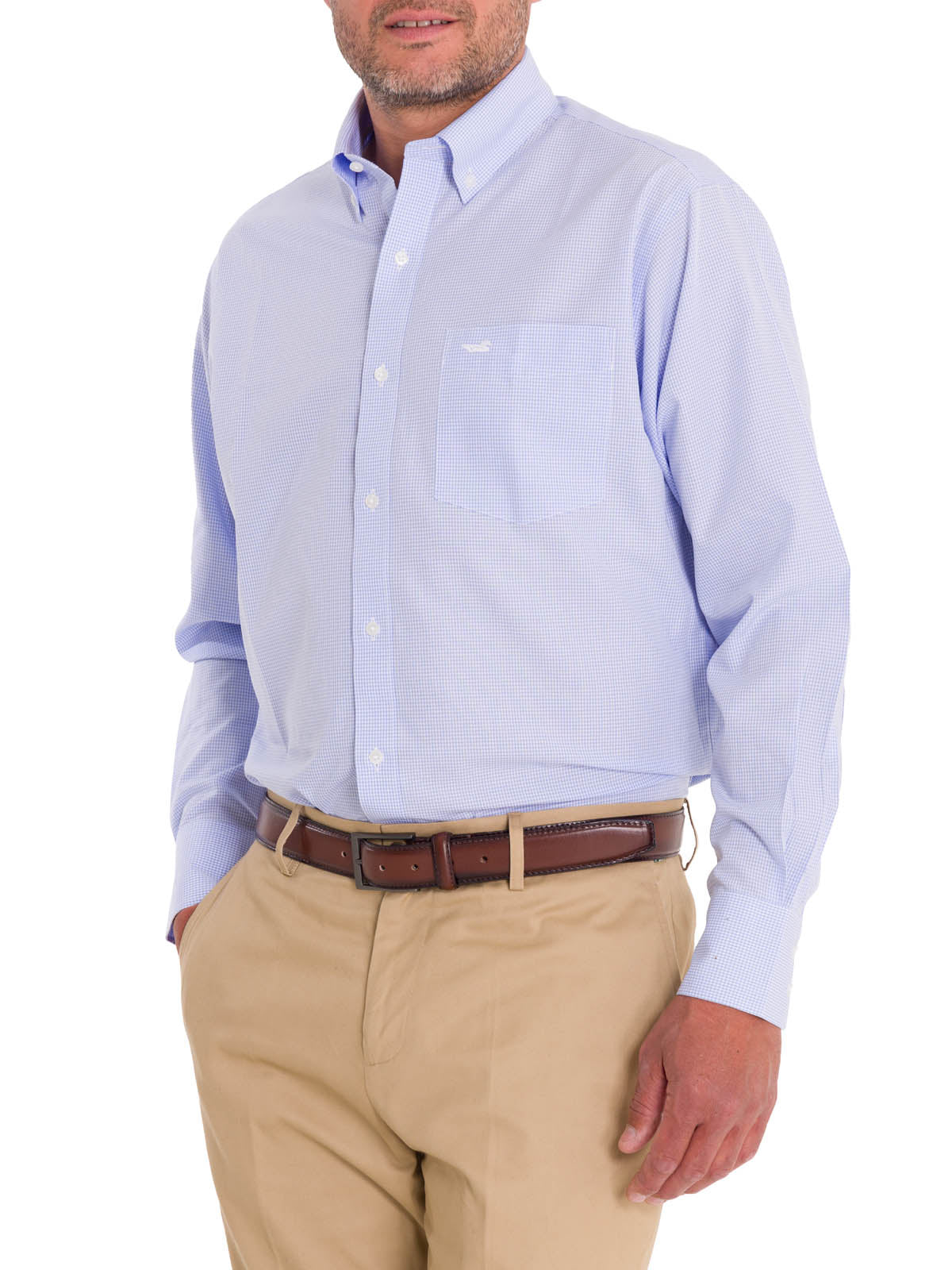 Camisa Cuello Button-Down Hombre WF Lila Rockford